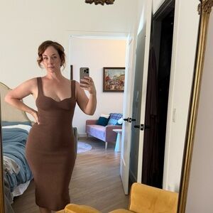 DISSH Brown Midi Dress
